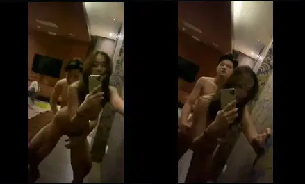 Vừa doggy vừa selfie