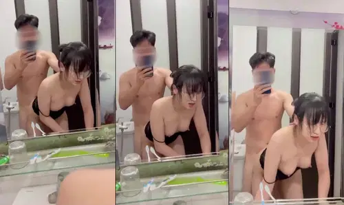 Bé sinh viên kính cận cực phẩm chịch trong phòng tắm mà em rên hàng xóm cũng nghe thấy