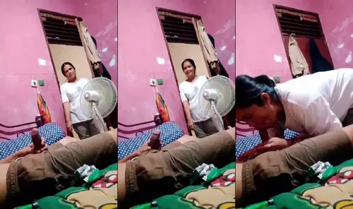 Đang quay tay thì mẹ bất ngờ vào phòng thanh niên còn bắt mẹ bú cu thỏa mãn giúp