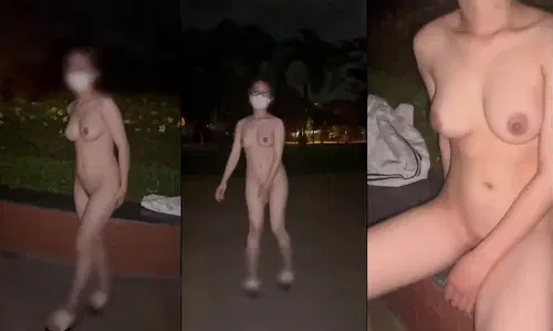 Em sinh viên kính cận nghiện public anh làm chân quay phim cho em khỏa thân ở công viên